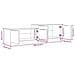 Mobile Tv Rovere Fumo 158,5x36x45 Cm In Legno Multistrato - Foto miniatura 3