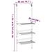 Stendibiancheria Pensile A 3 Livelli In Alluminio - Foto miniatura 3