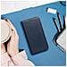 Custodia A Libro Smart Pocket Case In Pelle Per Apple Iphone 15 Plus Blu - Foto miniatura 2