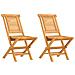 Sedie Da Giardino Pieghevole 2pz 47x63x90cm Legno Massello Teak - Foto miniatura 2