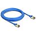 Cavo di rete RJ45 Cat. 8.1 F /FTP sottile da 5 m blu - Foto miniatura 2
