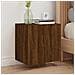 Mobili Tv Muro 2pz Rovere Marrone 40,5x30x40 Legno Multistrato - Foto miniatura 1