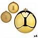 Set Di Palline Di Natale Dorato Plastica Ø 15 Cm (4 Unità) - Foto miniatura 1