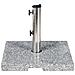 Base Per Ombrellone Granito Grigio 45 X 45 Cm Ceggia - Foto miniatura 3