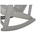Sedia A Dondolo Grigio Chiaro Adirondack - Foto miniatura 6
