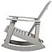 Sedia A Dondolo Grigio Chiaro Adirondack - Foto miniatura 7