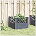 Fioriera Da Giardino Con Picchetti Grigio 43,5x43,5x43,5 Cm Pp - Foto miniatura 2