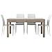 Tavolo Moderno Allungabile Rovere Grigio L. 160 P. 90 H. 76 - Foto miniatura 1