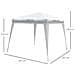 Gazebo 3x3 M In Acciaio Con Telo In Polietilene Bianco Oasis - Foto miniatura 7