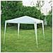 Gazebo 3x3 M In Acciaio Con Telo In Polietilene Bianco Oasis - Foto miniatura 8
