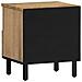 Comodini 2pz 40x33x46 Cm In Legno Massello Di Mango - Foto miniatura 6