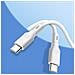 Cavo Usb-c 60w Ricarica E Sincronizzazione Rapida, Bianco - Foto miniatura 5