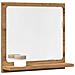 Mobile Bagno Specchio Rovere Artigianale 40x11x37 Cm Truciolato - Foto miniatura 1