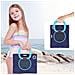 Custodia Resistente Per Ipad Pro 12.9"" Con Supporto Rotante - Elegante In Blu - Foto miniatura 4