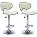 323647 - Bar Stools 2 Pcs Cream Faux Leather - Foto miniatura 1