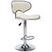 323647 - Bar Stools 2 Pcs Cream Faux Leather - Foto miniatura 2