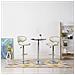 323647 - Bar Stools 2 Pcs Cream Faux Leather - Foto miniatura 8