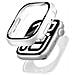 Elegante Custodia Per Pc Argentata Con Vetro Temperato Per Apple Watch 40 Mm - Foto miniatura 1