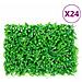 Recinzione Foglie Felce Artificiali 24 pz Verde 40x60 cm - Foto miniatura 1