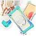 Custodia Per Samsung Galaxy Tab A 8.0"" Con Tracolla Verde - Foto miniatura 3