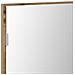 Mobile da bagno con specchio con luce LED in rovere artigianale 80x37 cm - Foto miniatura 7