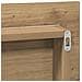 Mobile da bagno con specchio con luce LED in rovere artigianale 80x37 cm - Foto miniatura 8