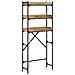 Mensola per lavatrice 67 x 25 x 163 cm Legno multistrato - Foto miniatura 1