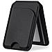 Portacarte Magnetico Magsafe Universale Con Supporto Rotante - Compatibile Con Iphone E Android Black - Foto miniatura 1