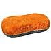 Spugna Per Lavaggio Auto A Forma Di 8 In Pile Corallo Singolo Lato - Pulizia Antigraffio Orange - Foto miniatura 1