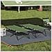 Letto da campeggio pieghevole 2 pcs Amy gialla 206 x 76 x 74 cm - Foto miniatura 2