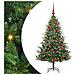Albero di Natale artificiale preilluminato con set di palline - Foto miniatura 1