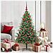 Albero di Natale artificiale preilluminato con set di palline - Foto miniatura 2