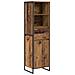 Armadio per Libri con cassetto Legno vecchio 43 x 36 x 150.5 cm - Foto miniatura 1