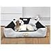 130x105 cm KINGDOG Cuccia per cani impermeabile personalizzabile grigio chiaro - Foto miniatura 5