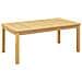 Tavolino da salotto Acacia chiaro 110 x 60 x 45 cm - Foto miniatura 1