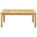 Tavolino da salotto Acacia chiaro 110 x 60 x 45 cm - Foto miniatura 2
