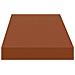 Scaffale da parete Rosso 90 x 23,5 x 4 cm Legno multistrato - Foto miniatura 9