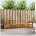 Set divani 5 pcs Naturale Legno di Acacia Massello - Foto miniatura 2