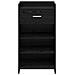 Mobile per scarpe con cassetto Rovere Nero 48 x 36 x 92 cm - Foto miniatura 4