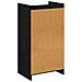 Mobile per scarpe con cassetto Rovere Nero 48 x 36 x 92 cm - Foto miniatura 6
