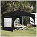 Tenda per feste a pop-up 290 x 290 x 245 cm Antracite - Foto miniatura 2