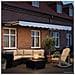 Cornice per Tenda Manuale con LED Bianco e Antracite 3,5 x 2 m - Foto miniatura 3