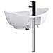 Lavabo da bagno Nero Opaco 59 x 35 x 21 cm Metallo - Foto miniatura 8