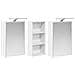 Set di Armadi da Bagno 3 pcs 116 x 16 x 62,5 cm - Foto miniatura 5
