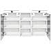 Set di Armadi da Bagno 3 pcs 116 x 16 x 62,5 cm - Foto miniatura 7