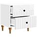 Armadio da Notte 2 pcs Bianco Lucido 43 x 34,5 x 48 cm - Foto miniatura 4