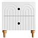 Armadio da Notte 2 pcs Bianco Lucido 43 x 34,5 x 48 cm - Foto miniatura 5
