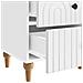 Armadio da Notte 2 pcs Bianco Lucido 43 x 34,5 x 48 cm - Foto miniatura 9