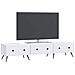 Mobile TV Bianco 147 x 34,5 x 30 cm Legno ingegnerizzato - Foto miniatura 3