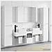 Set di mobili per il bagno 6 pcs Bianco - Foto miniatura 4